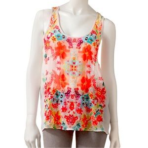 Candies Sheer Tank Top Large